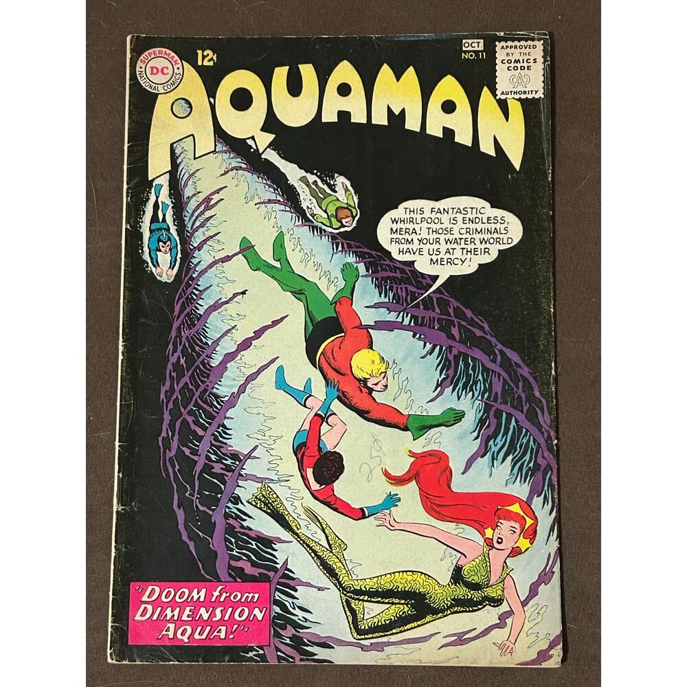 Aquaman 1st Series #11 (1963 DC) 1st Appearance of Mera - KEY ISSUE Aqua Lad